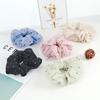 3PCS Fashion Girls Women Hair Bands Simple Dot Elastic Linen Yarn Headband Hair Accessories Hair Ties Holder Scrunchie