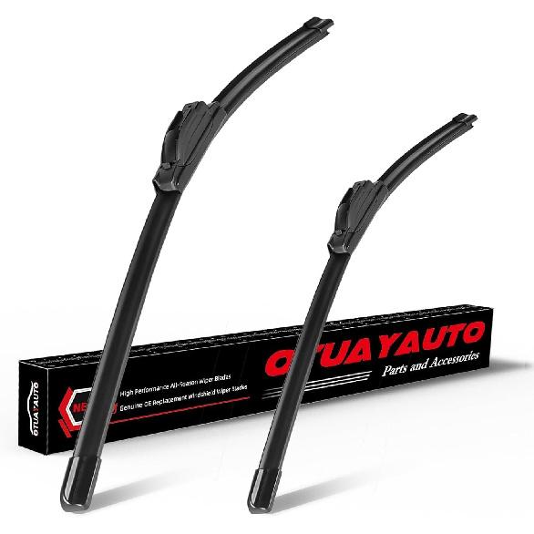 OTUAYAUTO 22"+22" Windshield Wiper Blades Replacement for Chevrolet Silverado 1500 2500 3500 1999-2006 2019-2024 Front Window Wiper Fit Factory