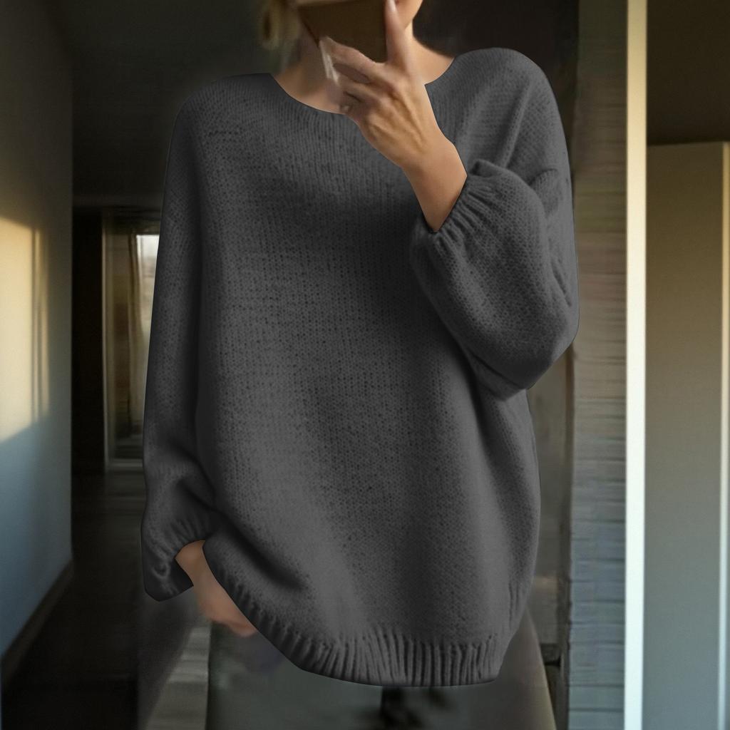 Women's Loose  Winter Knitted Fashion Casual Pullover Sweater
