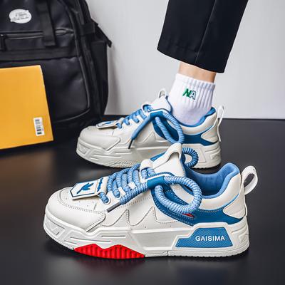 Mode CYYTL Herrenschuhe Lässig Sommer Skateboard Sneaker Leder Luxus Outdoor Wandern Designer Sport Tennis Laufen Plateau Slipper