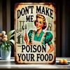 Metal Wall Sign, Vintage Tin Plate, Home Decor Gift 20x30cm