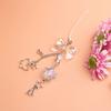 Sweet Bowknot Phone Chain Star Beads Pendant Charm Alloy Butterfly Earphone Case Hanging Rope Lanyard Strap Bag Decor