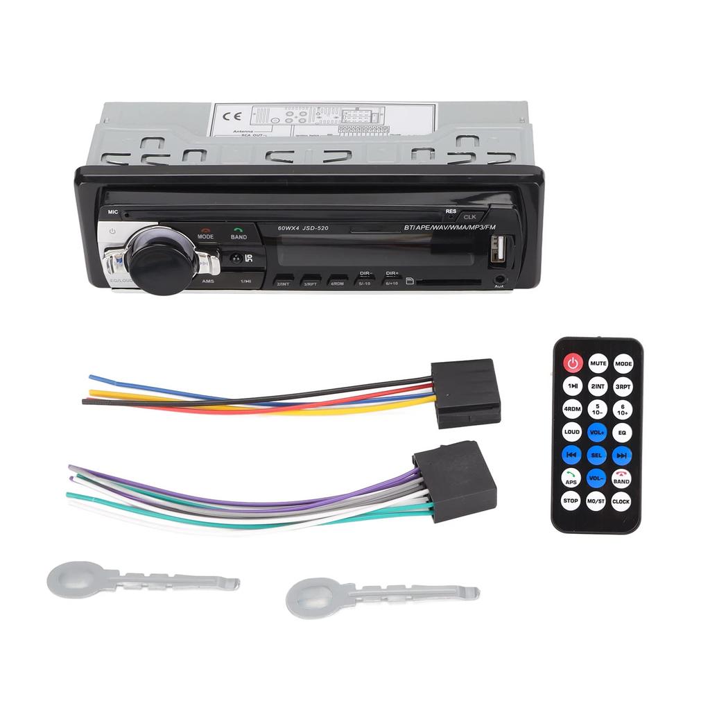 Receptor Auto Stereo cu USB Dublu, Radio Auto cu Control Vocal AI, Afișaj LED, Apelare Hands-free