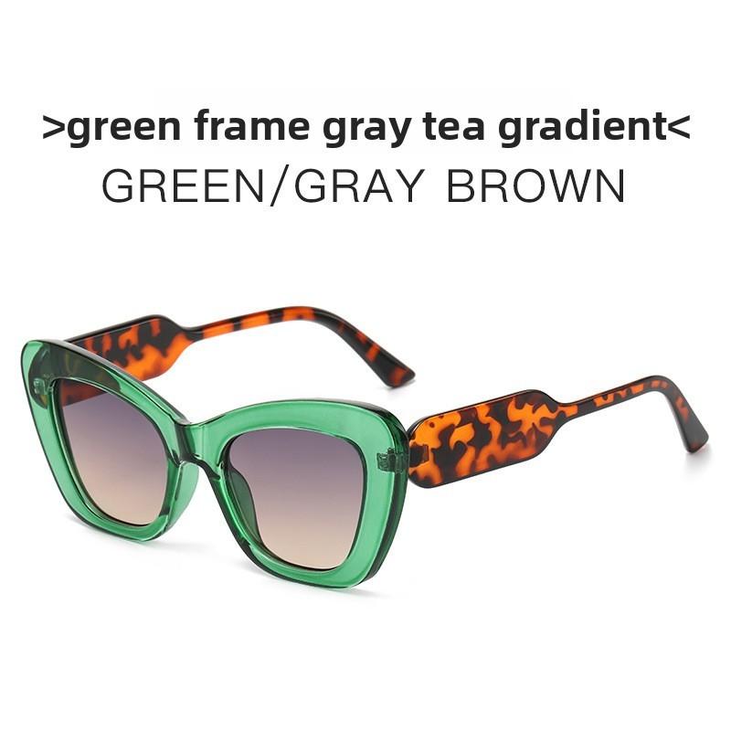 Cat Eye Fashion Sunglasses With Uv400 Protection For Outdoor Travel And Parties