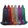 Wizard Halloween Cloak Gown Shiny Christmas Cosplay Costume Windproof Witch Cape  Party