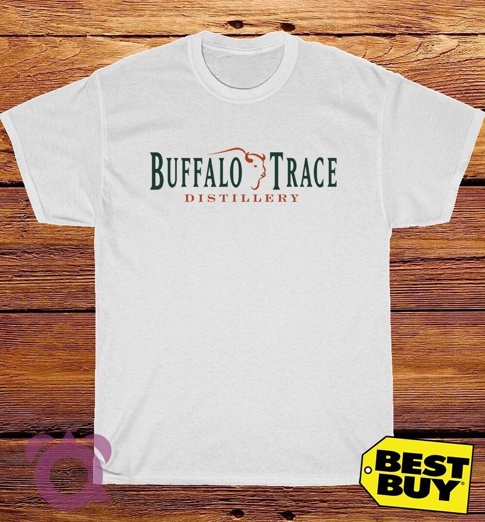 New Tshirt Buffalo Trace Distillery Logo Funny T-Shirt Made In USA Size S to 5XL S