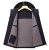 Autumn Detachable Hat Jacket for Middle-aged and Elderly - Fashionable Business Casual Outdoor Coat