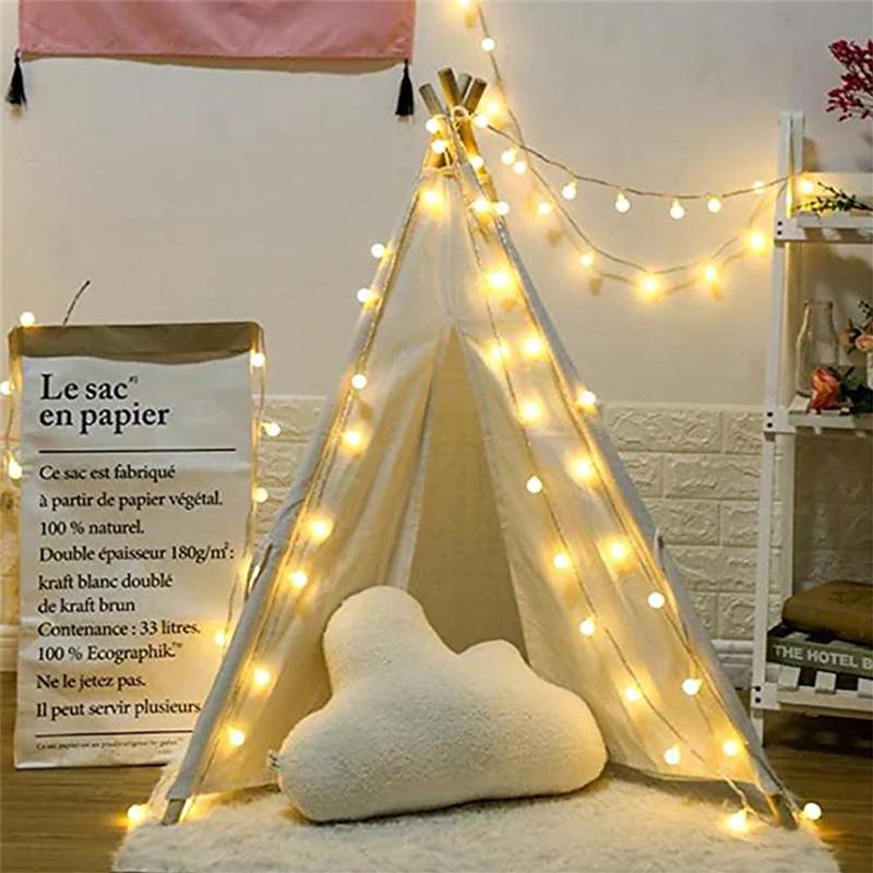 String Lights 6M 40LEDs Mini Ball Fairy Light for Outdoor Patio Garden Wedding Decoration Holiday Party Courtyard Lamp USB Power