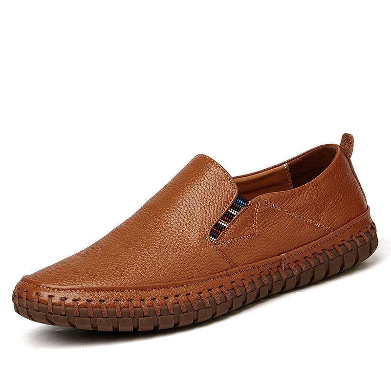 Men's Summer Moccasins: Fashionable, Versatile, Breathable Leather Casual Shoes