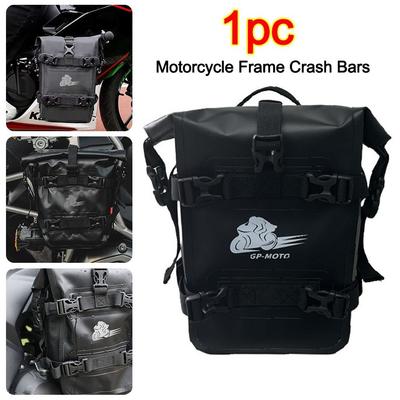 Waterproof Motorcycle Bumper Bag PVC Protective Bar Side Bag  Motorcycle Accessories