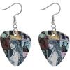 TS Eras Tour Merch Lover Earrings Accessories for Women Trendy Taylor Earrings Concert Outfit Gifts Heart Dangle Drop Earrings Guitar Earrings Gift 20