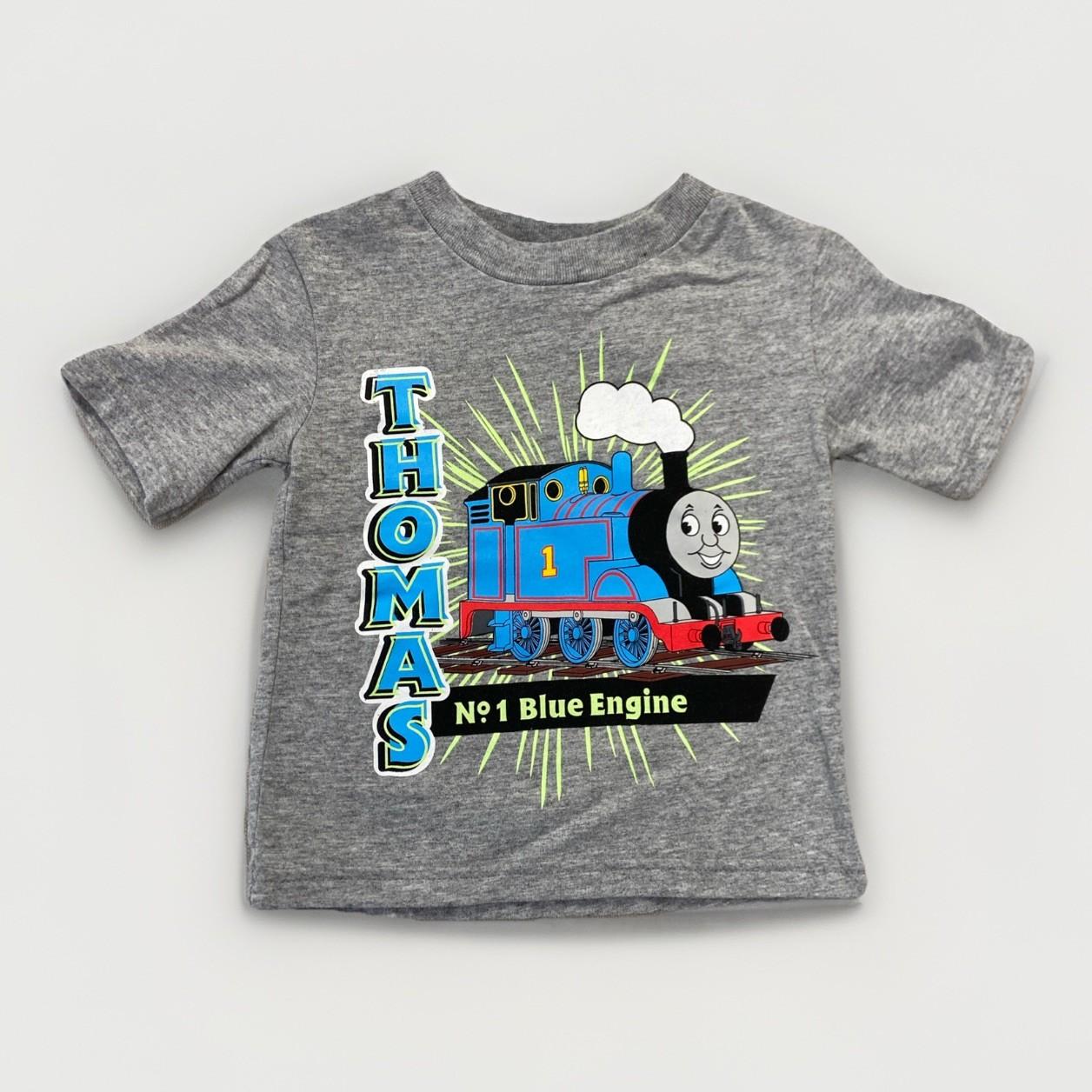 Vintage Thomas the Tank Engine Shirt Toddler 2T Cartoon Gray Boys Kids Y2k XXXL