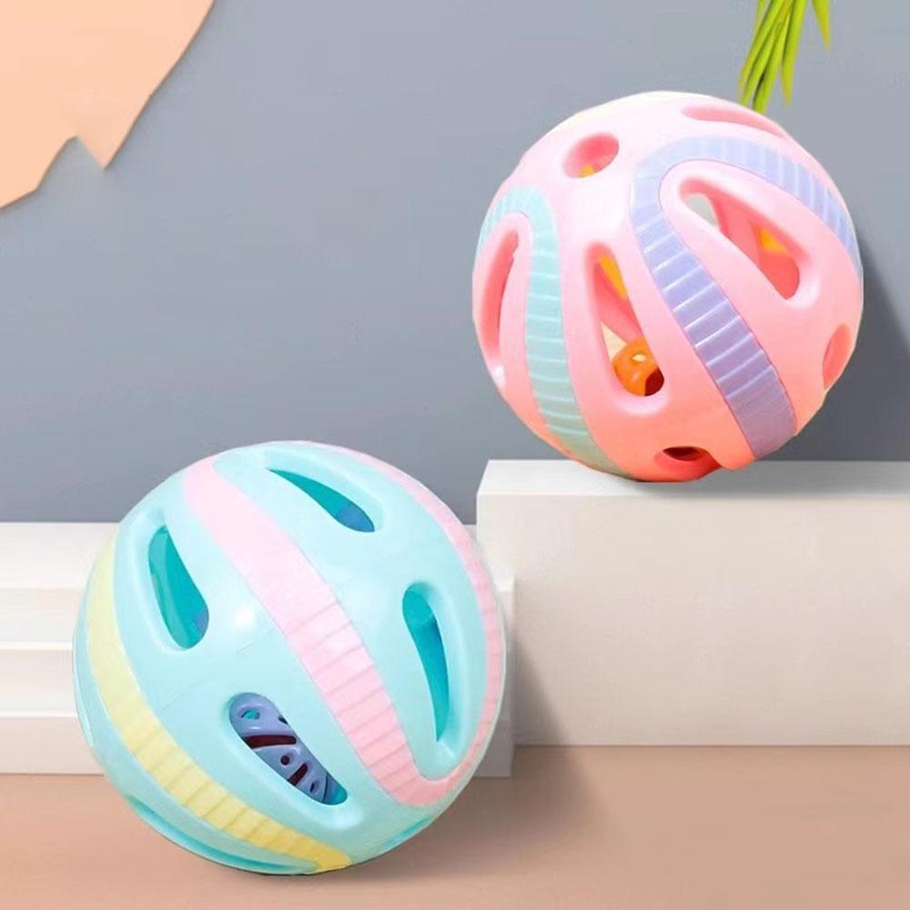 Cat Toys Self-Playing Bell Balls Durable Teaser Wand Interactive Kitten Chew Toys Energy-Burning Pet Amusement Supplies