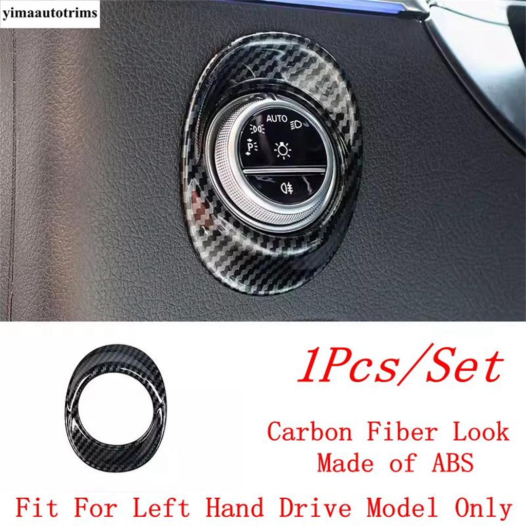 Hand Brake Head Light Lamp Button Cover Trim Accessories For Benz C Class W206  - 2025 / GLC X254 GLC260 GLC300  - 2025