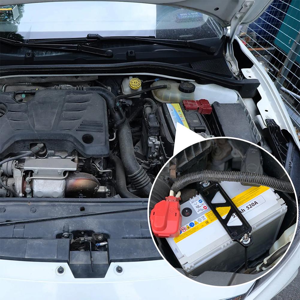 Car Battery Holder Battery Tie Down Hold Down Kit Aluminum Alloy Fixing Bracket For Automotive Battery