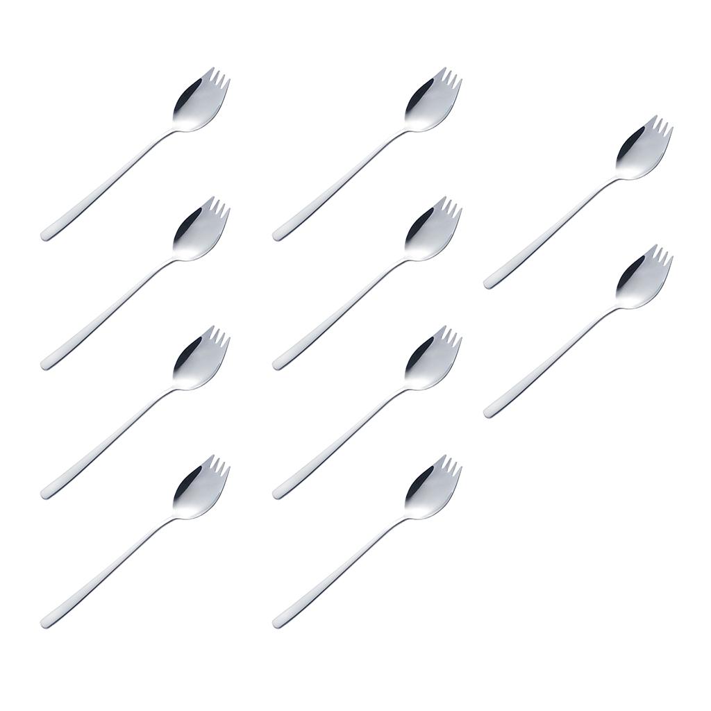 10 Spoon Combo Cutlery Utensils Outdoor Picnic Christmas Gift