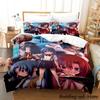 2023 Higurashi When They Cry Bedding Set Single Twin Full Queen King Size Bed Set Aldult Kid Bedroom Duvetcover Sets Anime