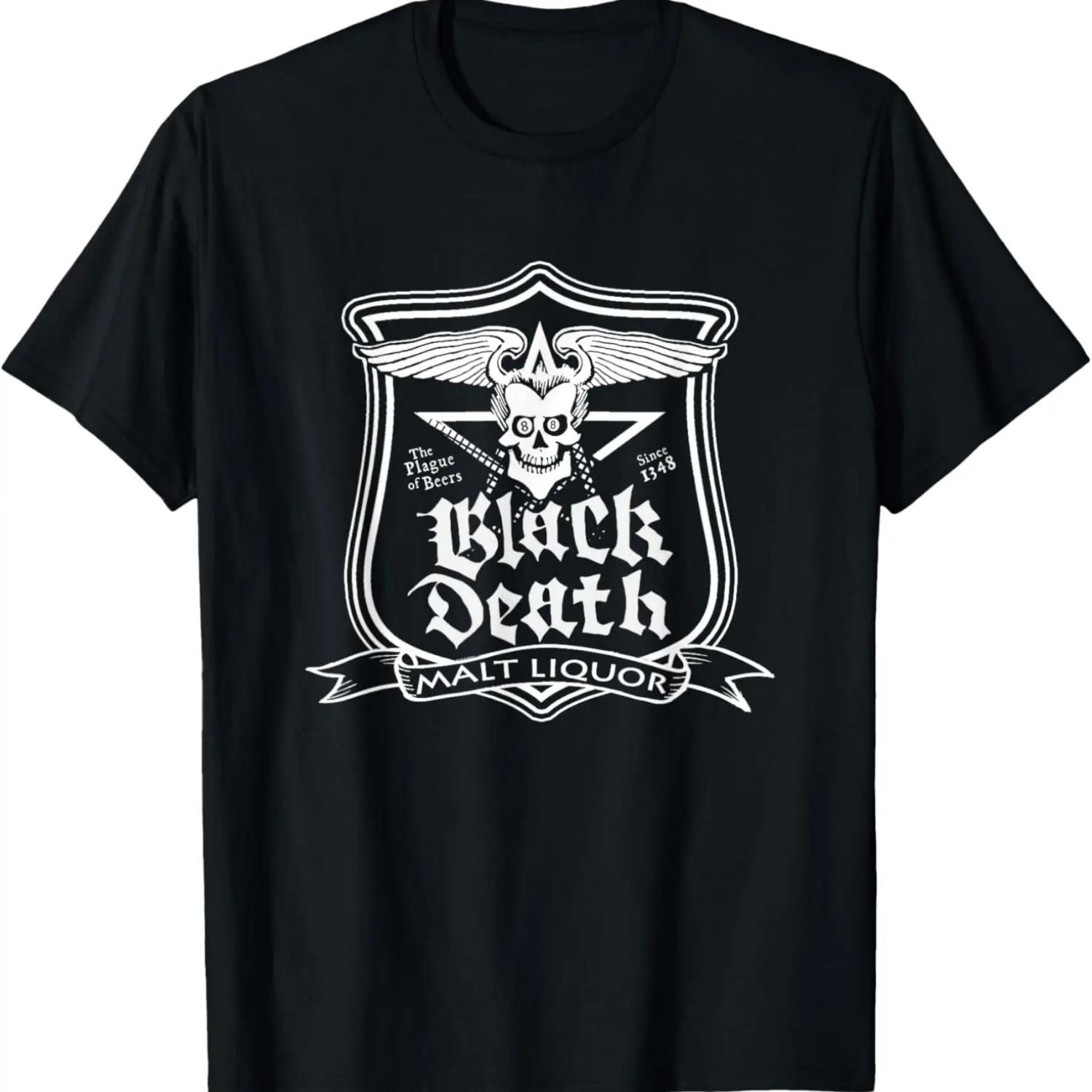 

Black Death Malt Liquor Funny Beer T-Shirt T-Shirt XXXXXL чёрный