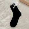 Women In The Spring and Autumn Bowknot Lace Socks of The Students