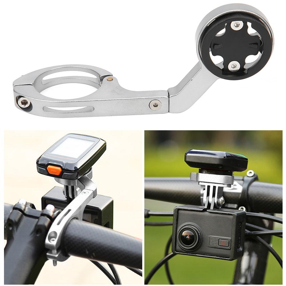 Fahrrad Kilometerzähler Computer Verlängerungshalterung Aluminiumlegierung Fahrrad Verlängerungshalterung Grau