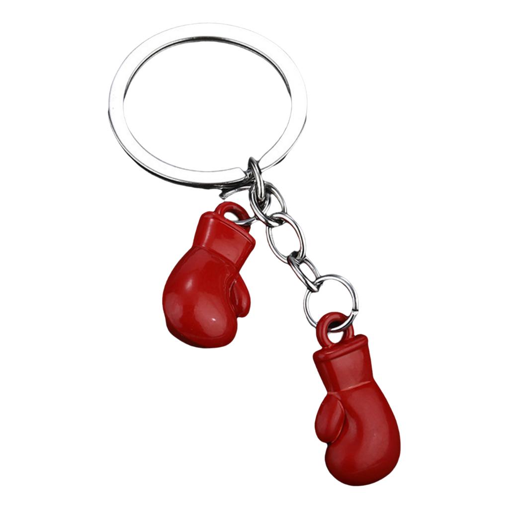 Elegant Boxing Glove Keychain Simulation Fitness Equipment Pendant Key Chain Accessory Couples Car Keys Accessories