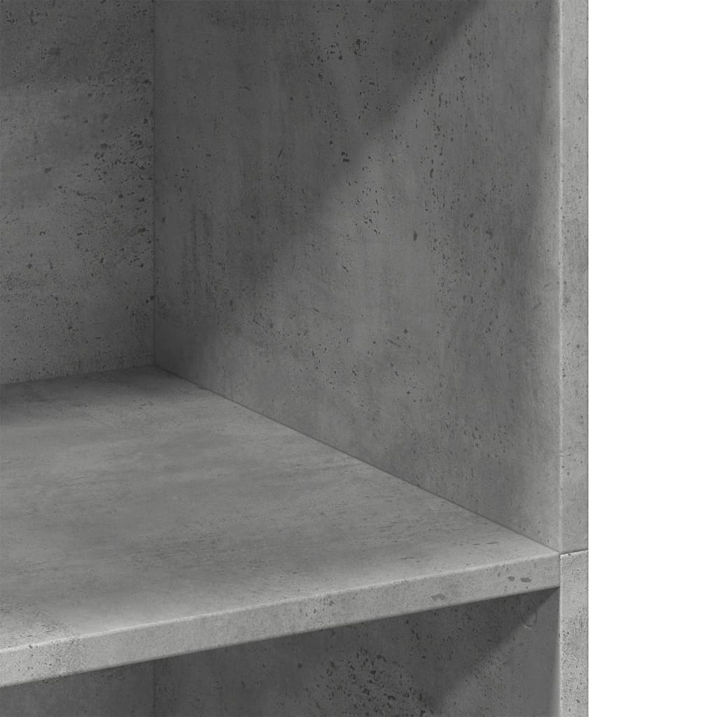 Highboard Concrete Grey 70x41x124 cm Engineered Wood