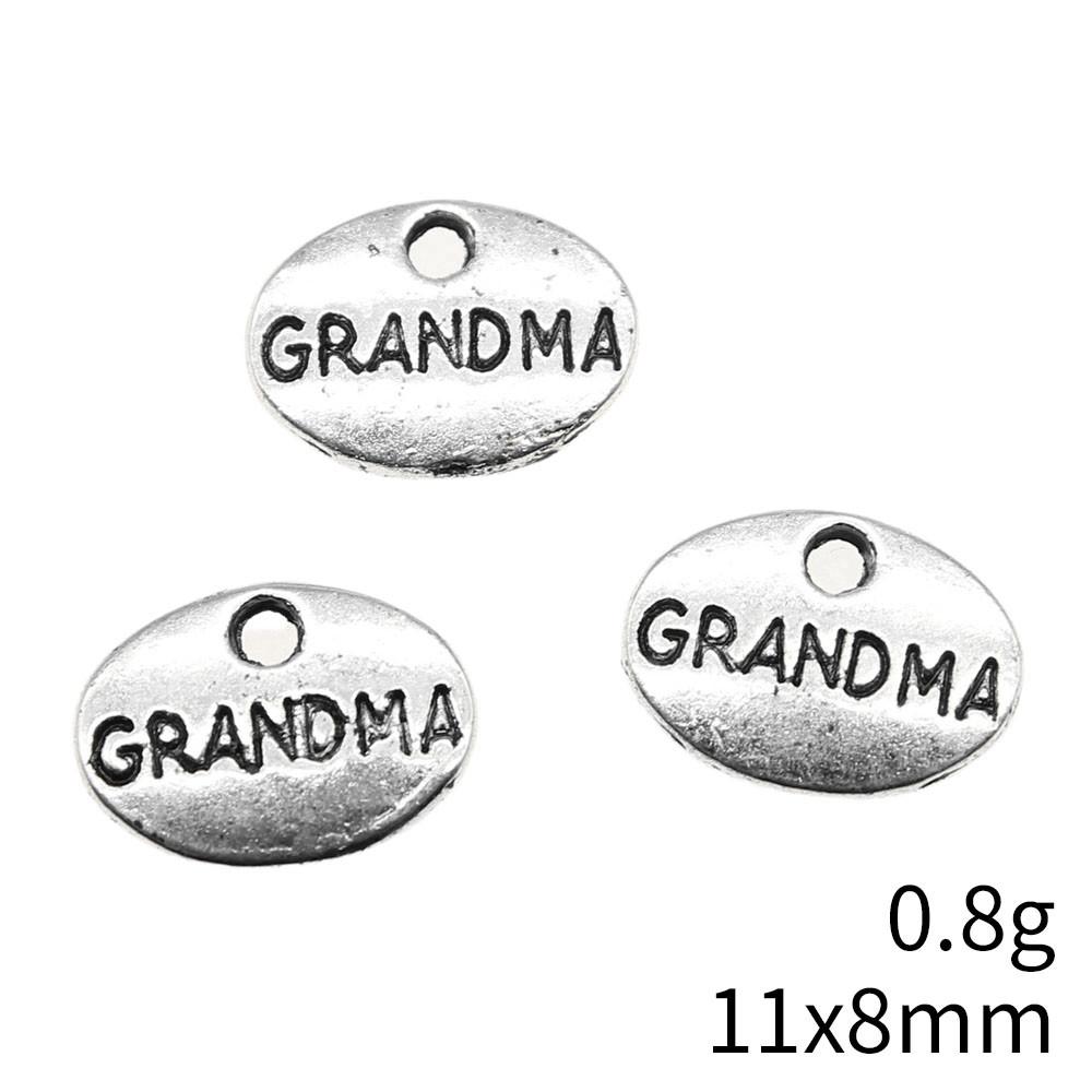 Gifts For Women Charms Bulk Family Member Heart Tags Charms Pendant Souvenir Male Pendant