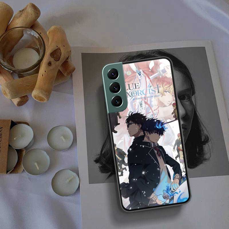 Anime Ao no Exorcist Okumura Rin Phone Case For Samsung Galaxy S22 S25 Ultra S21 S10 Plus S26 Edge S20 S23 S24 FE Cover Sili
