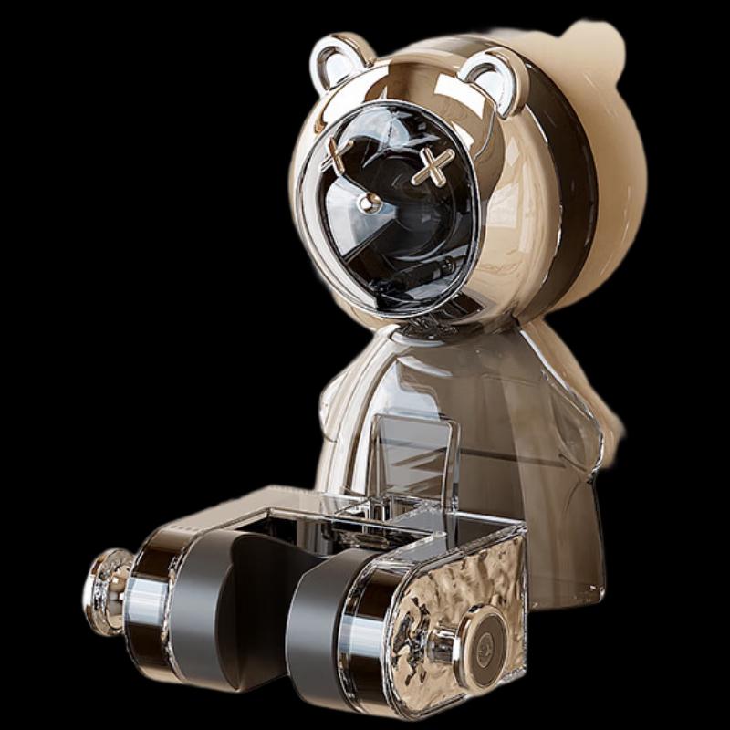 

ABXTAO Little Bear Adhesive Bathroom Shelf