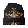 Templer Ritter Kreuz Schild Skullies Beanies Hut Unisex Motorhaube Winter Warme Strickmützen Outdoor Ski Mittelalterliche Schwert Beanie Cap