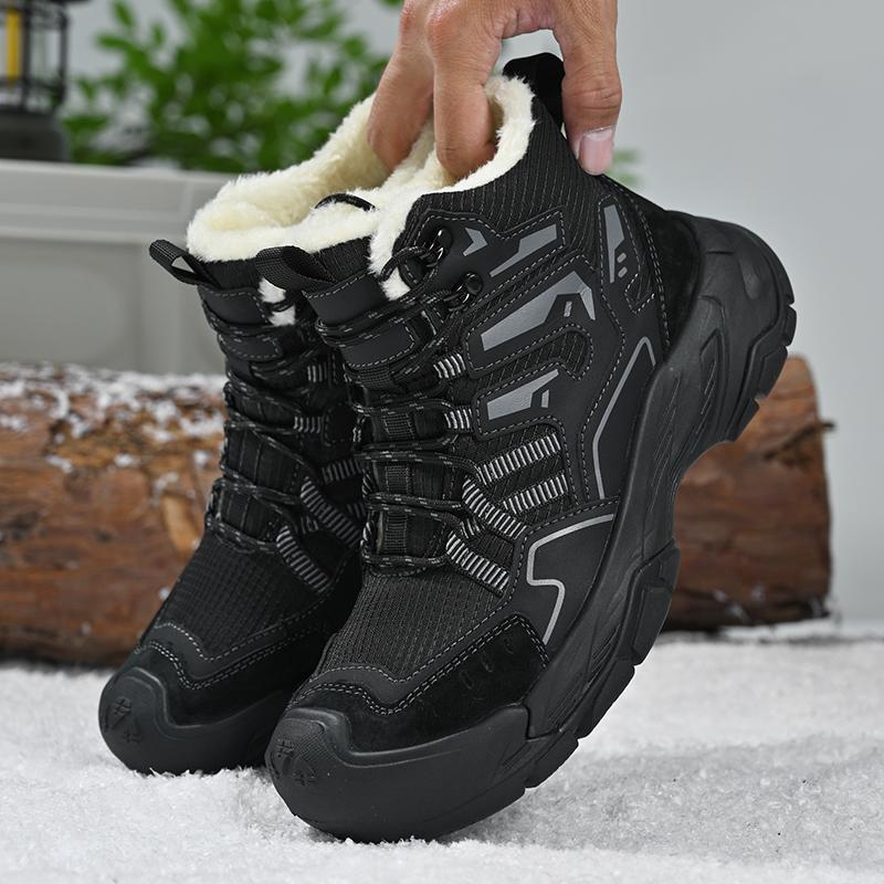 Comfortable Men's Hiking Boots Casual Sneakers Daily Walking Travel Shoes Fashionable Treking Footwear Lightweight Mesh Shoes