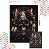 Halloween 5D Rose Skull Candle Diamond Art Painting Kit Diamond Painting Home Decor Crafts Artworks DIY Wall Art For Adults Office