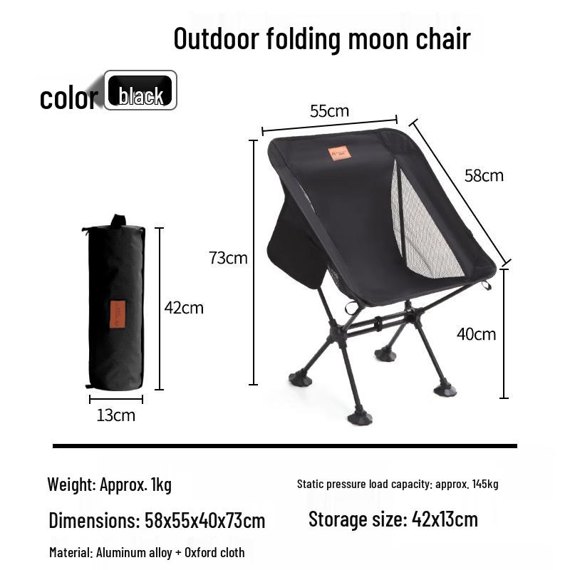 ZISIZ Outdoor Portable Folding Camping Chair