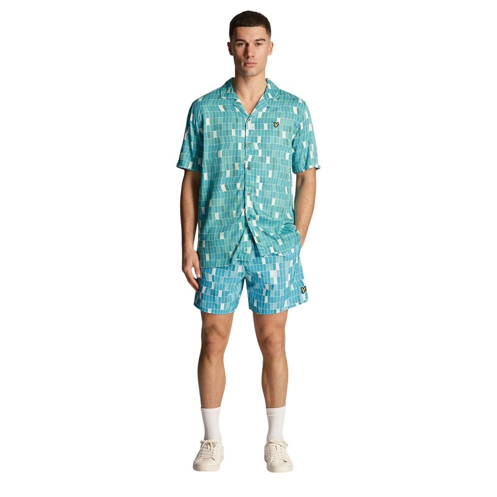 Lyle & Scott Men's Pool Print Swim Shorts