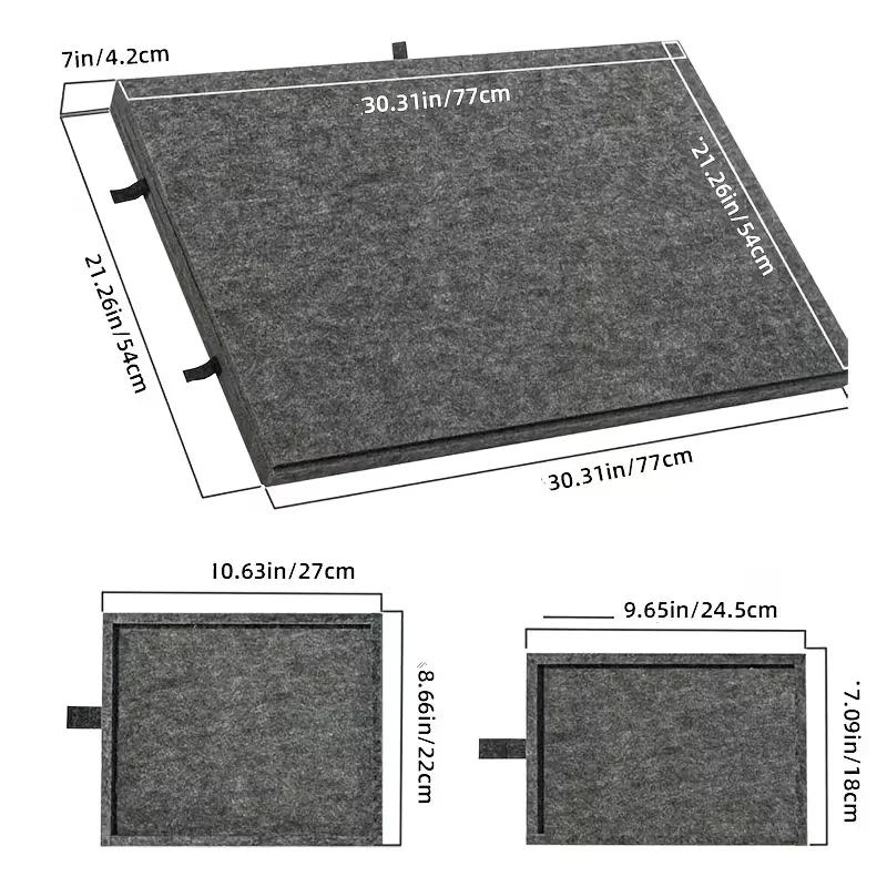 Drehbarer Puzzle-Tisch mit 6 Deckeln und Schubladen - Bietet Platz für 1000 DIY-Drehpuzzle, Enthält Schubladen und Deckel - Stabiler Puzzle-Tisch