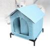Outdoor Cat House Winter Warm Water Resistant Rainproof Large Space All Seasons   Enclosed Tent Insulated Shelter for Stray Cat