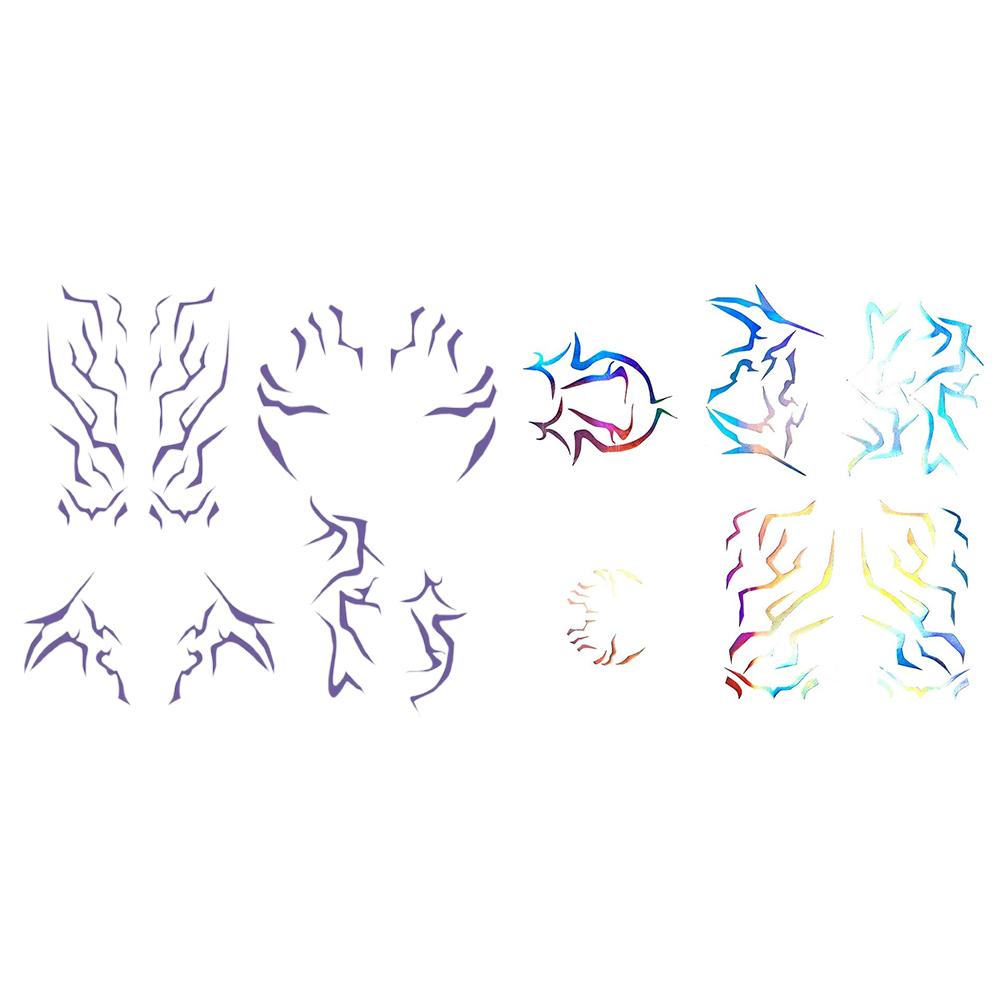 KPop Demon Hunters Rumi Kang Tatuaggio Temporaneo Adesivo, Arte Corporea Finta per Cosplay Festa Carnevale Costume Accessori