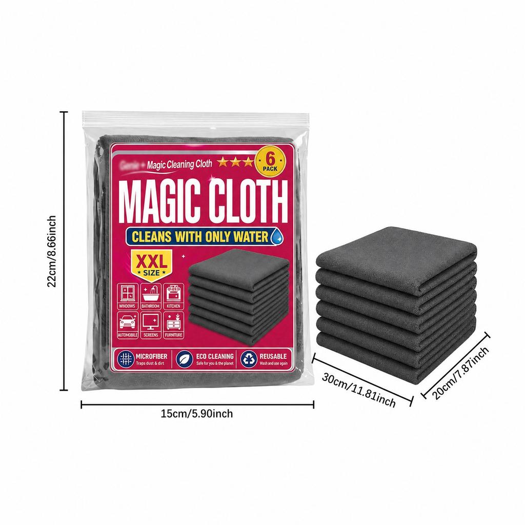 Cleaning cloth, water-absorbing, lint-free, microfiber, kitchen housework, glass cleaning, car cleaning, housework, multi-purpose cleaning cloth