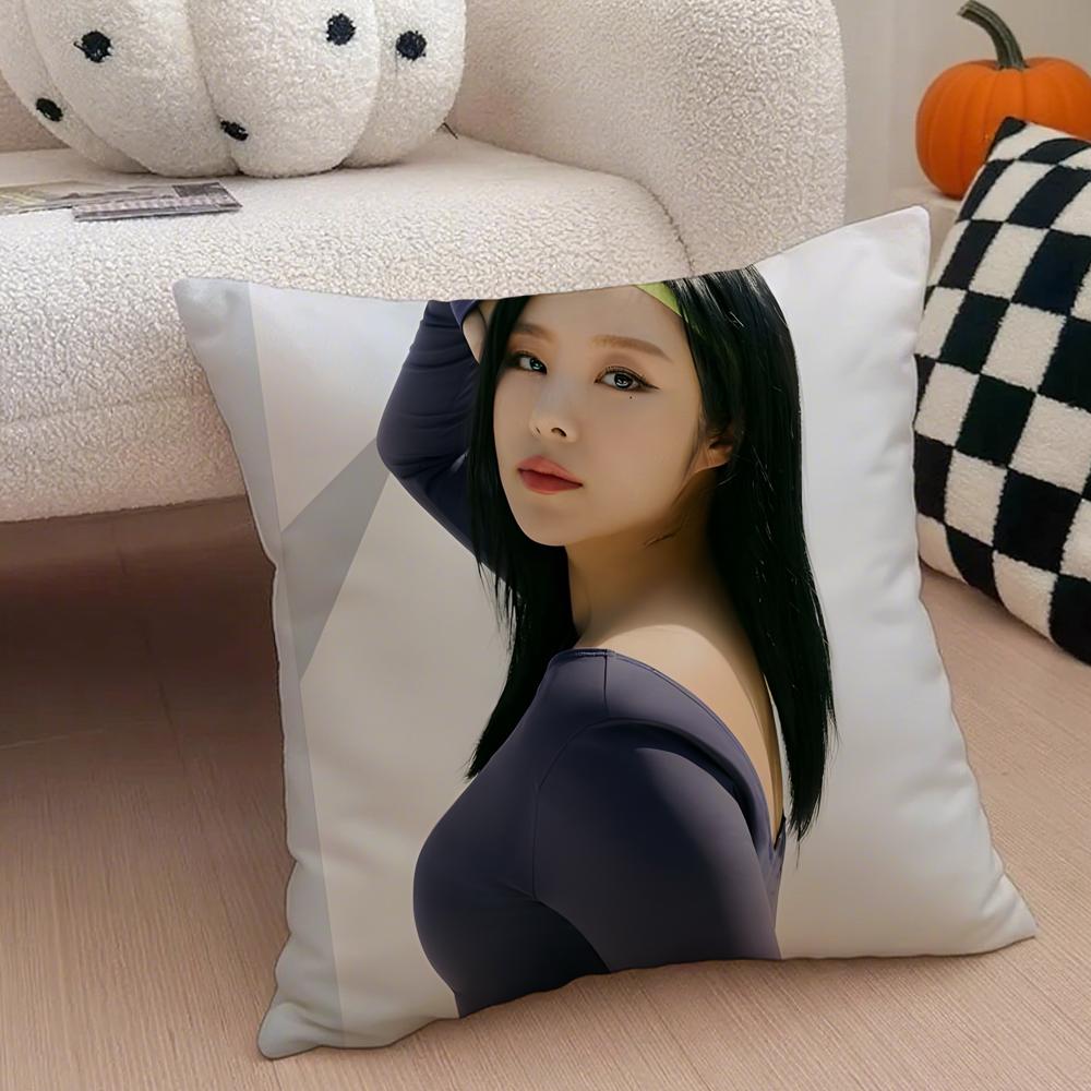singer soulful WWheein JJung WWheein Cushion Cover Throw Pillow Cover Hidden Button Durable Polyester Chair Cushion