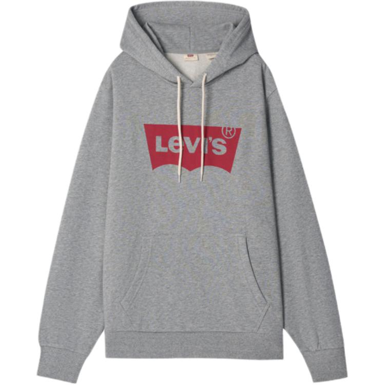 

Levis Повседневный Удобный Трикотажный Свитшот с Капюшоном и Длинным Рукавом с Логотипом-Буквой Мужской свитшот 003YT-0002 XS