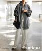 Antiqua Long One Size Gray Women's Color-Scheme Hoodie, Sleeve, ZA-00236, 15,
