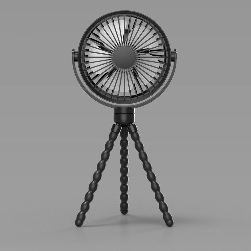 

Octopus Stroller: Portable Multi-Angle Fan for Student Dorm Desktops 33.2*16*7.8 cm чёрный