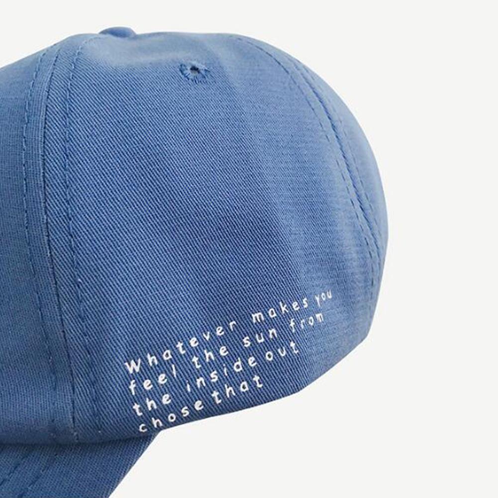 Men Women Hat Sun Protection Cap with Letters Printed Unisex Baseball Cap