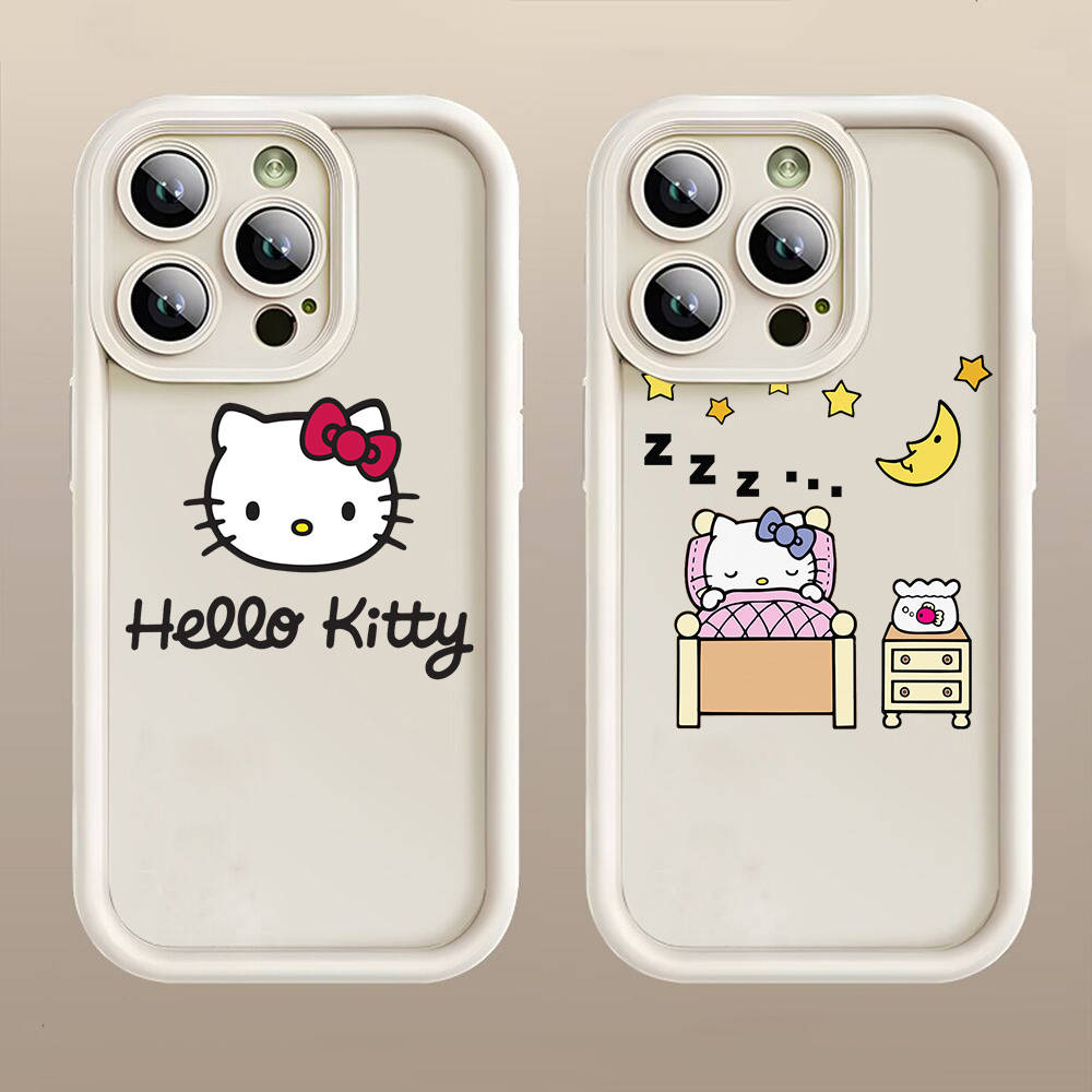 Чехол D-9 Hello Kitty для iPhone 15 14 13 12 8 Plus Samsung S24 S23 Ultra A04S A05S Huawei P40 P50 P60 Nova 11 Pro Max OPPO A17K Reno 10