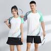 Football Training Clothes Manufacturers Wholesale Game Uniforms Summer Quick-drying Badminton Uniforms Set Men's and Women's Breathable Table Tennis 