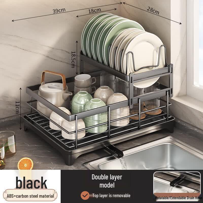 Hualeai Self-Draining Kitchen Dish Rack