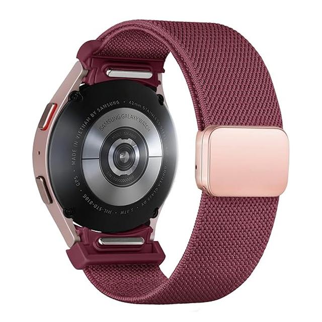 Band For Samsung Galaxy Watch 7/6/5/4/classic/Pro 44mm 40mm No Gaps Magnetic Stretchy sport correa bracelet Galaxy watch 7 Strap