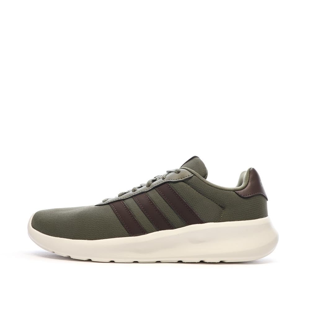 

Кроссовки Adidas Light Racer Унисекс Оливковый Белый Размер см 3,0, Взрослые, LWO21, Strata/Shadow Brown/Off (IG3605), 26,0