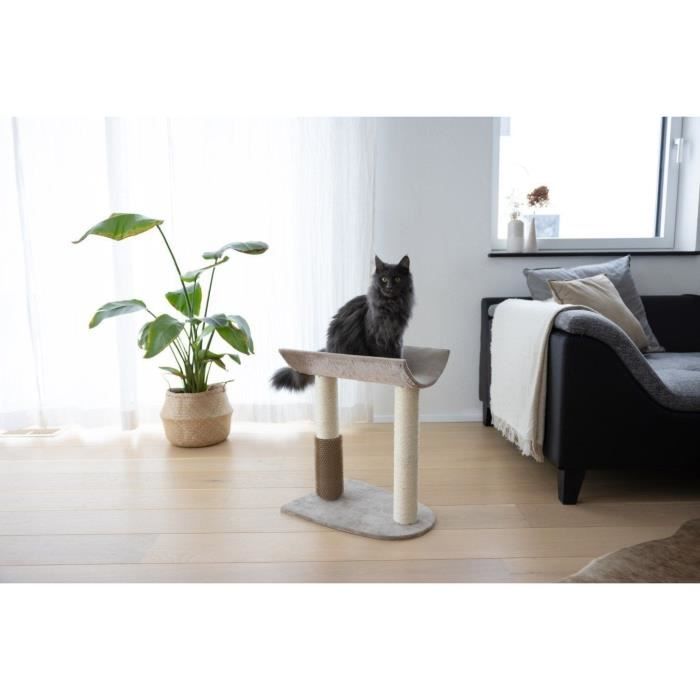 KERBL - Cat Tree Ambiance Taupe- 49x35x56 Cm - Taupe - Sisal