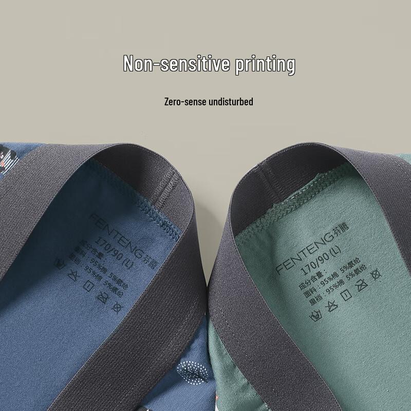 Fenteng Men's Breathable Cotton Boxer Briefs